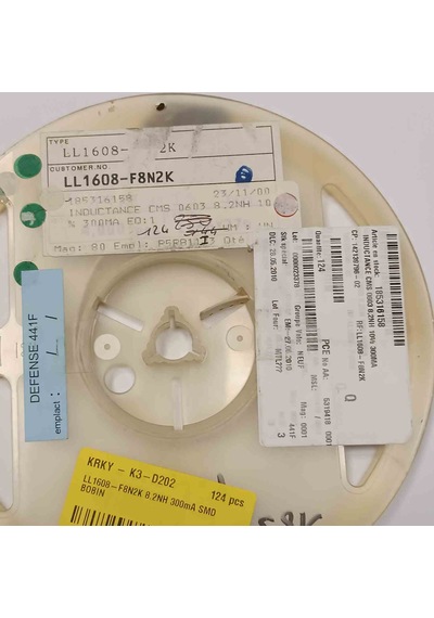 Ll1608-f8n2k 8.2nh 300ma Smd Bobin 100 Adet
