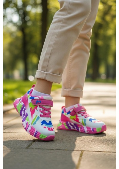 Marco Kids 332 Kız Çocuk Rahat Sneaker Fuşya