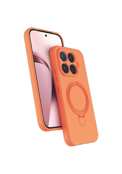 Newface Xiaomi Mi 17t Pro Regal Magsafe Standlı Kapak - Turuncu Diğer
