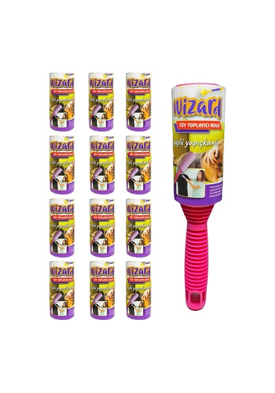Wizard Tüy Toplayıcı 12 Li Yedek Rulo Aparat