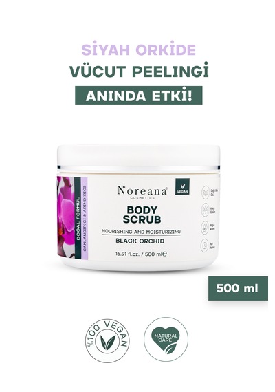 Doğal Body Scrub 500 Ml - Siyah Orkide Özlü