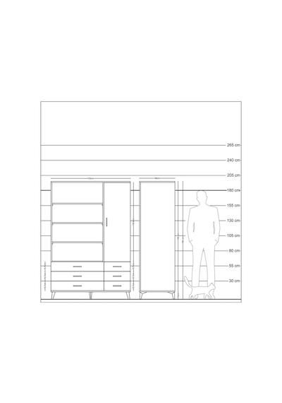 Kronos Dolap 8 Raflı 6 Çekmeceli Tek Kapaklı 132x59x195 Antrasit-antrasit/antrasit Antrasıt/antrasıt Kronos Dolap 8 Raflı 6 Çekmeceli Tek Kapaklı 132x59x195 Antrasit-antrasit/antrasit Antrasıt/antrasıt
