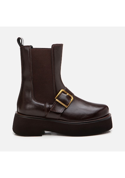 Hotiç Kahve Kadın Düz Bot 01boh298890a480 Kahve-brown Kahverengi