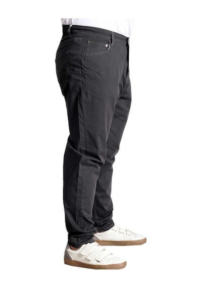 Mode Xl Büyük Beden Keten 5 Cep Milano Classic Pantolon 20902 Antrasit 001