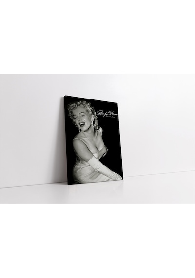 Siyah Beyaz Marilyn Monroe Kanvas Tablo-154322