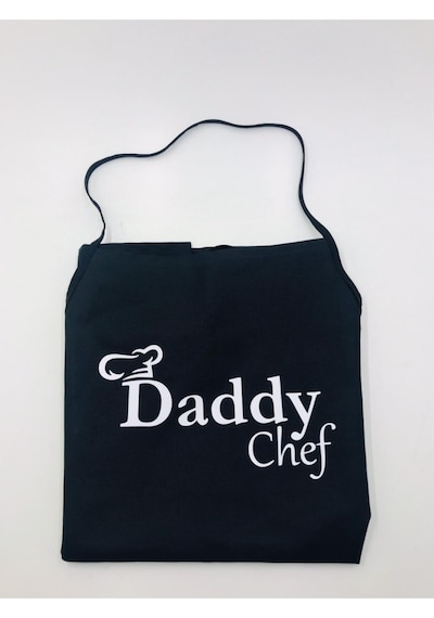 Daddy Chef - Siyah Mutfak Önlüğü Renkli