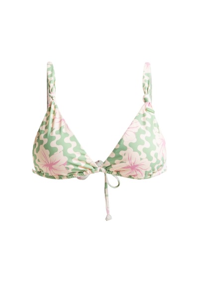 Roxy Roxy Hibiscus Daze Elongated Tri Kadın Bikini Üstü Ghz5 Çok Renkli