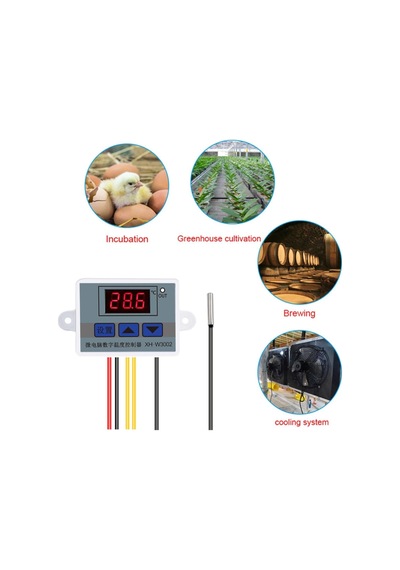 W3002-220v 10a Dijital Termostat Kuluçka Makinalarına Uygun Hassas Lisinya