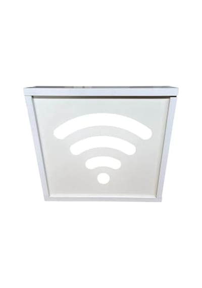 Sürgülü Kapaklı 35 X 40 Cm Ahşap Dekoratif Wifi Saklama Kutusu Açık Bej