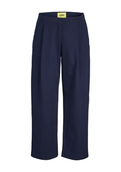 Jack & Jones Kadin Pileli Barrel Fit Kesim Pantolo - Maddy - 12282465 Maritime Blue