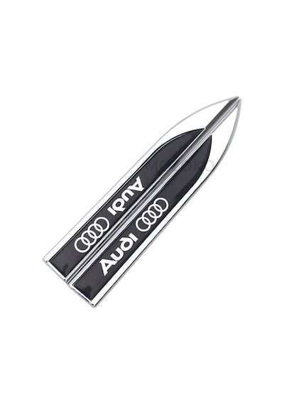 Yüksek Kaliteli Audi Logolu 3d Metal Krom Çamurluk Üstü Yan Amblem Seti 2 Adet