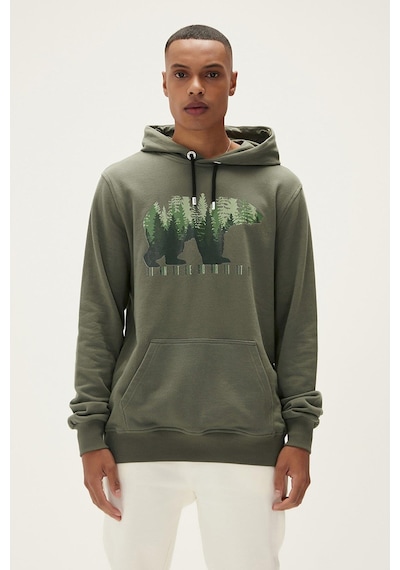 Bad Bear Integrity Kapüşonlu Erkek Haki Sweatshirt 22.02.12.021-C Haki