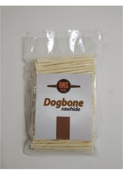 Ans Dogbone Rawhine Sütlü Puppy Burgu Çubuk 80'li