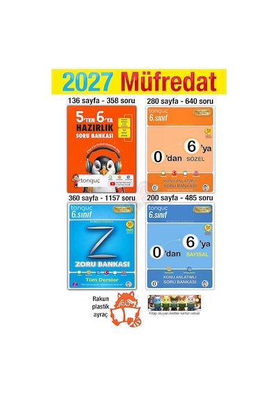 5'ten 6'ya Hazırlık Kitabı 2027 6. Sınıf Konu Anlatımlı Soru Zoru Bankaları