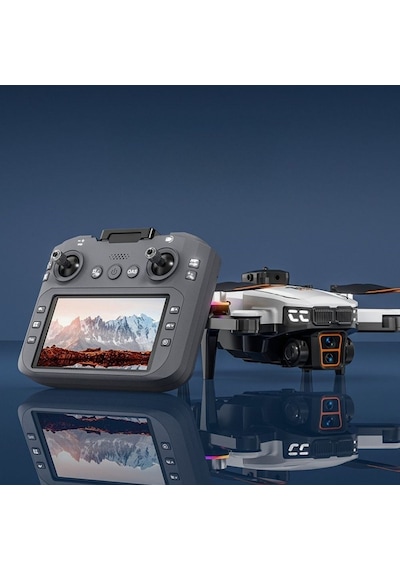 T18p 3 Kameralı 4k Hd Drone, Engel Sensörlü Katlanabilir Akıllı Drone, Optical Flow-1613