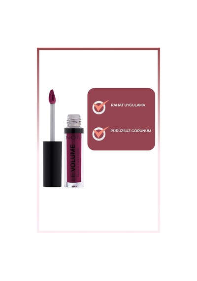 Note Cosmetique Le Volume Plump & Care Lipgloss Nemlendirici Dudak Parlatıcısı - 09 Love Whisper - Mor