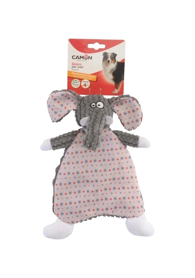 Hışırtılı Ve Ses Çıkaran Polyester Fil Ve Tilki Köpek Oyuncağı 30 Cm