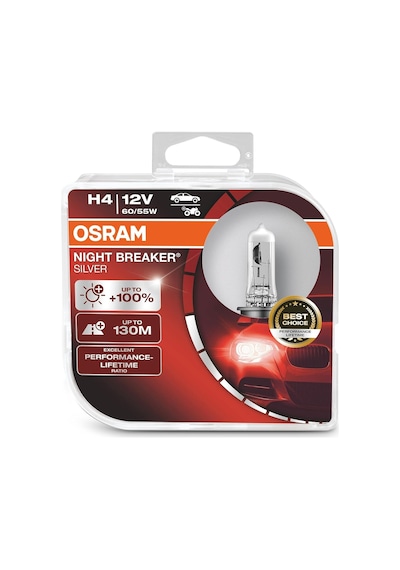 Osram Night Breaker Silver H4 Ampul 64193nbs +100% Fazla Işık