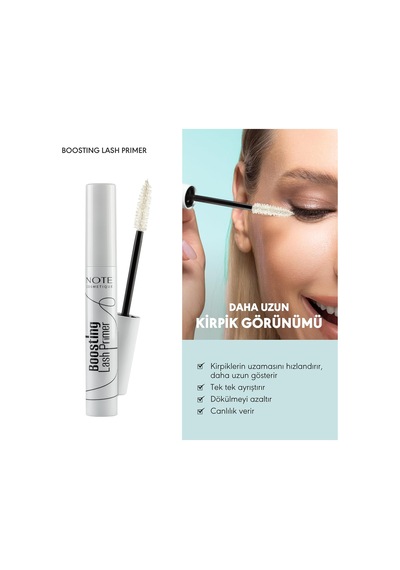 Cosmetics Boosting Lash Primer Maskara Bazı Çok Renkli