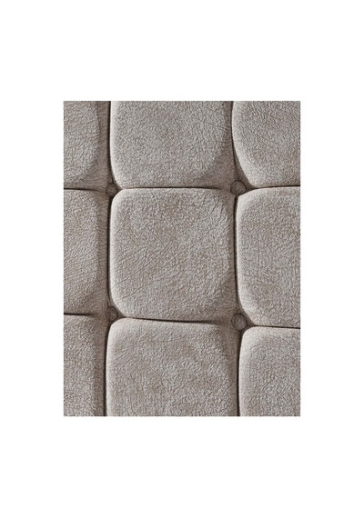 Beehanem Bengü Modern Yatak + Baza + Başlık Seti 100x200 Geniş Tek Kişilik Krem Depolama Alanlı 3'lü 100 x 200