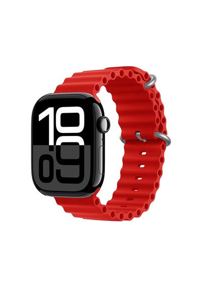 Xemu Watch 10 42mm Uyumlu Krd-75 Silikon Kordon-kırmızı