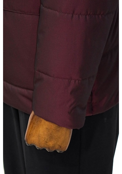 Wessi Slim Fit Kapüşonlu Bordo Erkek Şişme Mont Bordo