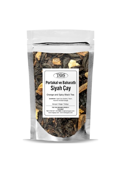 Tos The Organic Spices Portakal ve Baharatlı Siyah Çay 100 G