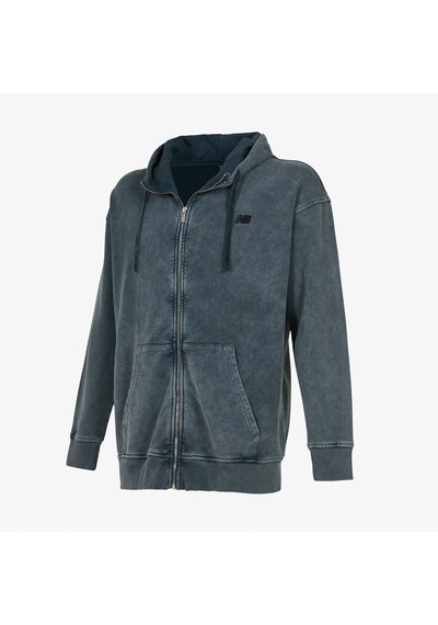 New Balance Lifestyle Full Zip Erkek Gri Sweatshirt Mnj3624-ant 2800153