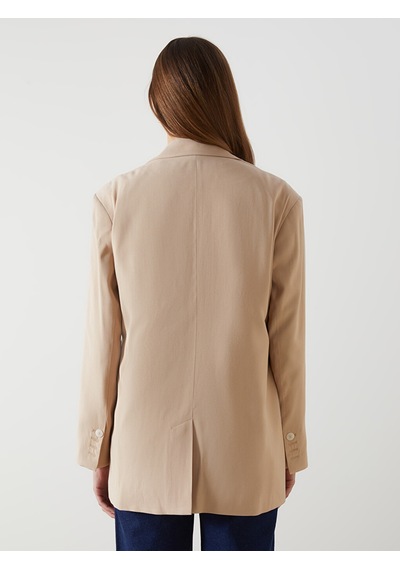 Lcw Modest Bej Kadın Blazer Ceket