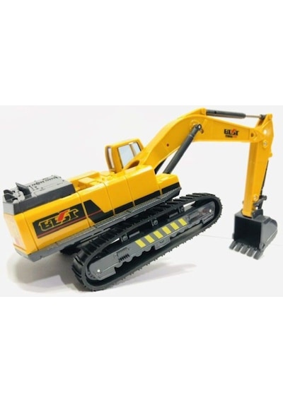Bfy Toys Kepçe Kum Kazıcı Paletli Ekskavatör Oyuncak Iş Makinesi Hareketli