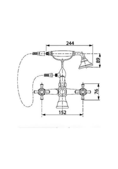 Ideal Standard Jado Lıghthouse Klasik Banyo Bataryası Takımı - H4041aa- Krom