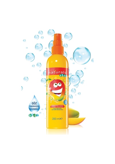 Avon Naturals Kids Mango Kokulu Göz Yakmayan Saç Açıcı Sprey 200 ML