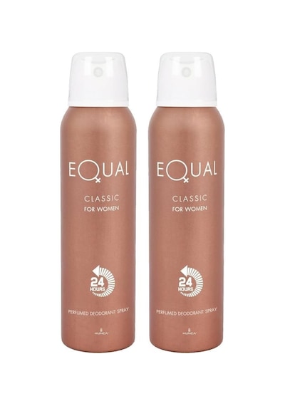 Hunca Equal Classic 24 Hours Kadın Sprey Deodorant 150 ML x 2