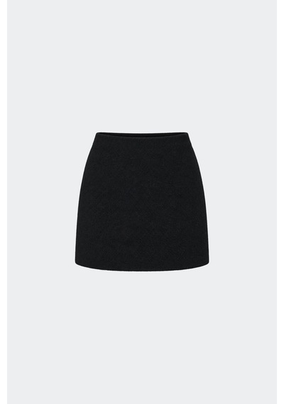Suud Collection Siyah Ema Havlu Etek