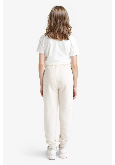 Defacto Kız Çocuk Standart Fit Basic Düz Beli Lastikli Jogger Eşofman Altı Y1226a625aubg667 Bej