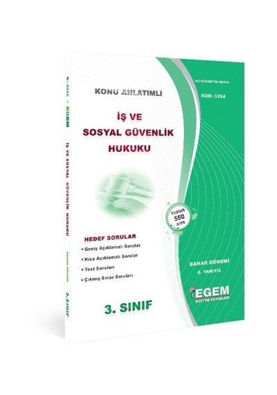 Aöf Iş Ve Sosyal Güvenlik Hukuku Bahar Konu Soru Bankası