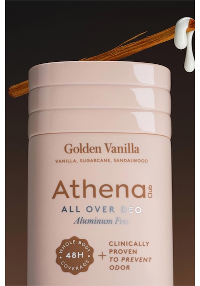 Athena Club Golden Vanilla Alüminyumsuz Tüm Vücut Stick Deodorant 85gr