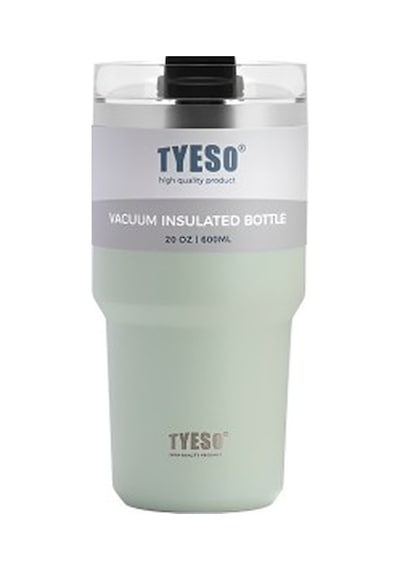 Tyeso Tripletask Termos Vakumlu Paslanmaz Çelik Pipetli 600 ML