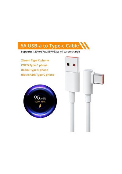 Redmibook 6a 120w Laptop İçin Şarj Kablosu 1 Metre Şarj Kablosu