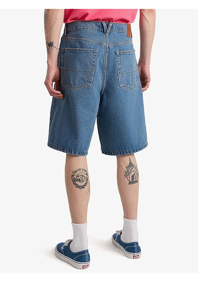 Tommy Hilfiger Check-5 Baggy Denim Short Erkek Mavi Şort - Vn000c9v