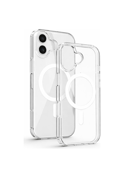 Apple iPhone 17 Uyumlu Yumuşak Magsafe Kablosuz Şarj Destekli Şeffaf Kılıf Kamera İçin Yükseltilmiş Çerçeve