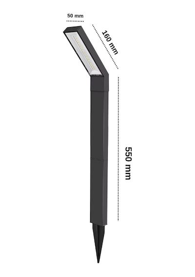 Forlife 15 W Fonksiyonel Solar Çim / Bahçe Aydınlatma Armatürü