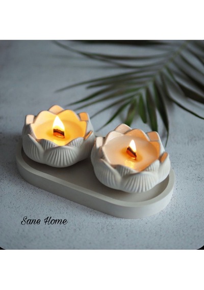 Bernami Mumluk Şamdanpinterest Lotus Mumluk Seti 3lü Set Kokulu Mum Anneler Günü Diğer