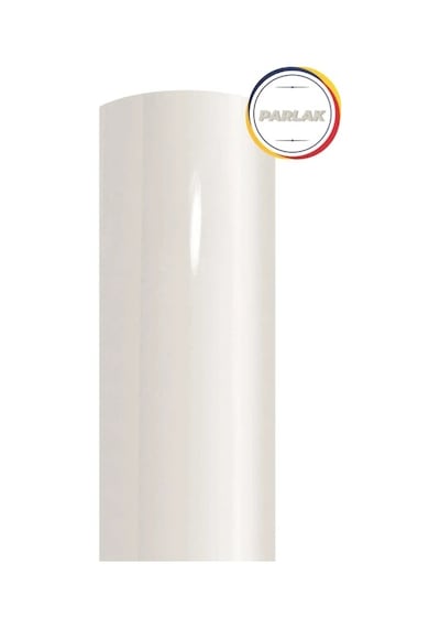 Parlak Beyaz Kendinden Yapışkanlı Kaplama Folyosu 75 Cm X 9 Mt