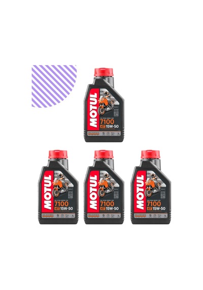 Motul 7100 15W - 50 Motorsiklet Yağı 4 x 1 L