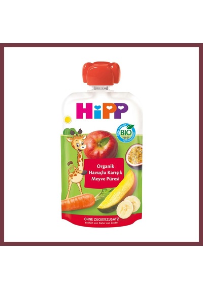 Storeşahin Organik Havuçlu Karışık Meyve Püresi 100 Gr Shn0720 Çok Renkli