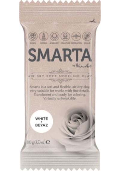 Smarta Modelleme Hamuru 100 Gr Beyaz