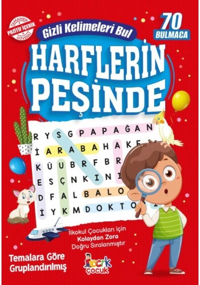 Harflerin Peşinde 70 Bulmaca - Yqbx-900431