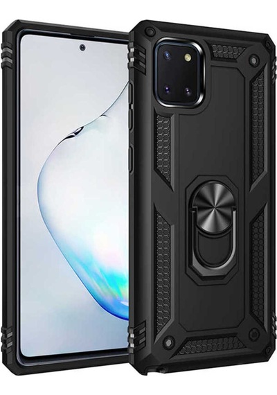 Samsung Uyumlu Galaxy A81 Note 10 Lite Kılıf Zore Vega Kapak Siyah