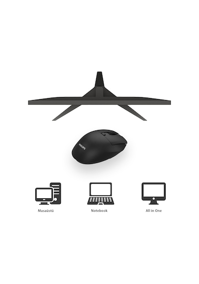 Philips SPK7528 Kablosuz Bluetooth 1600DPI 5 Tuşlu Sessiz Optik Mouse